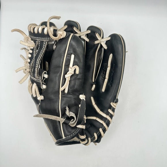 44 Pro Signature Series 11.75 Inch Baseball Glove Black White Infield RHT 2521